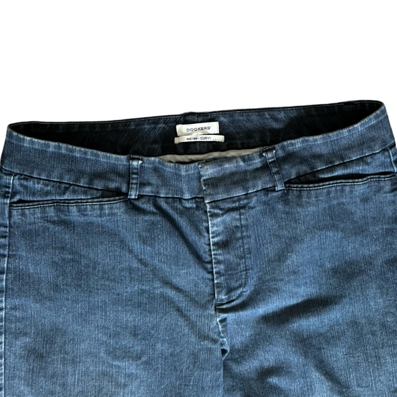 Docker Jean Pedal Pusher Sz 8 - Picture 6 of 12